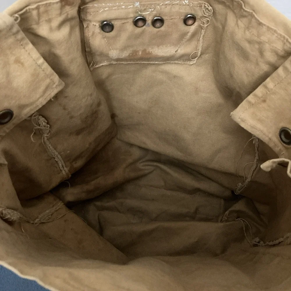 VTG Boy Scouts Khaki Canvas 1950/60's Era Distressed Backpack/Haversack